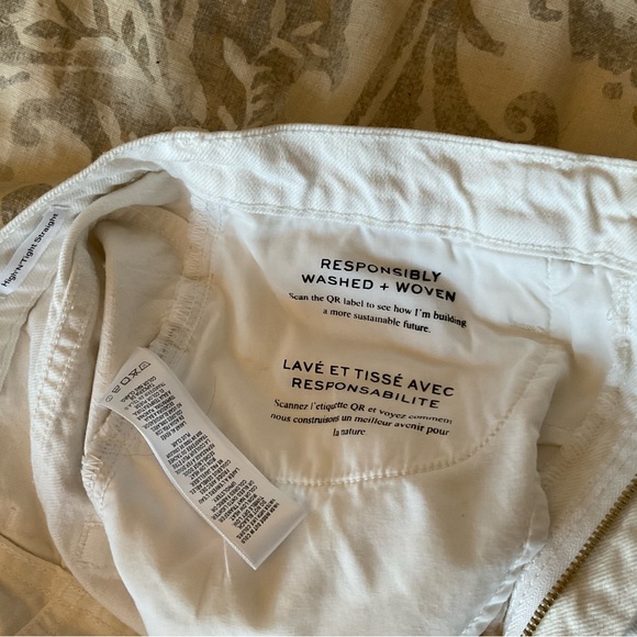 Frame high and tight straight white jeans - Picture 2 of 6